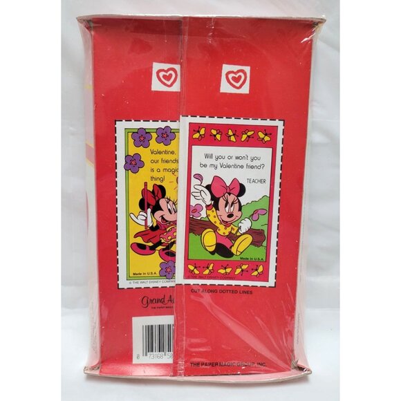 Vintage Disney Minnie & Me 32 Valentines Cards and Non-Mailable Envelopes - Picture 6 of 6